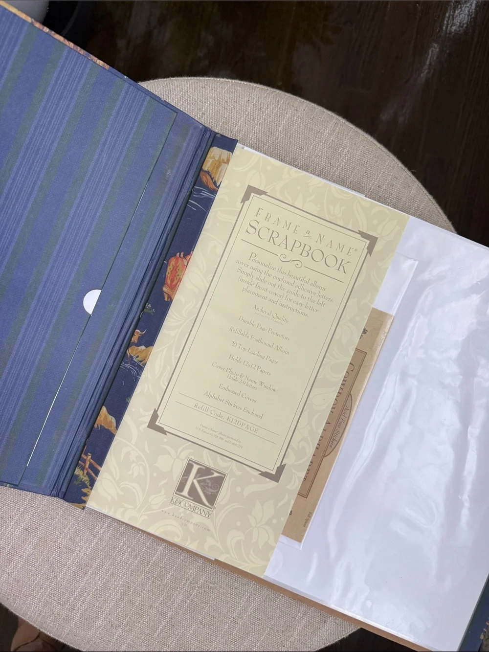 K&Company Western Cowboy Scrape book Photo Album